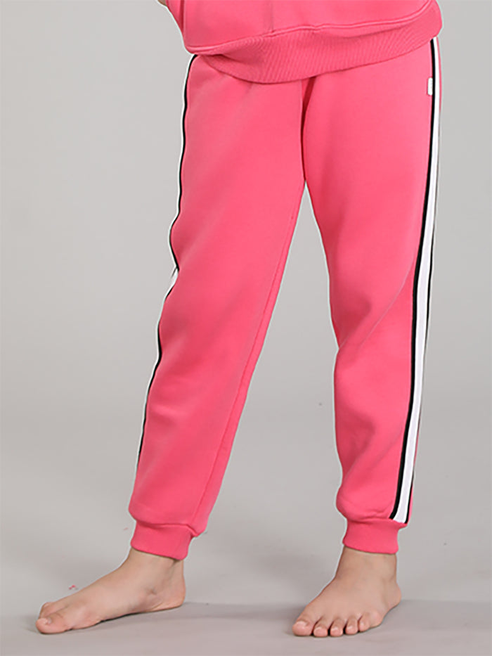 Girls Joggers with Sideseam Tape Detail
