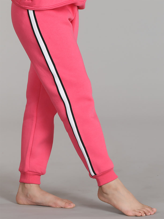 Girls Joggers with Sideseam Tape Detail