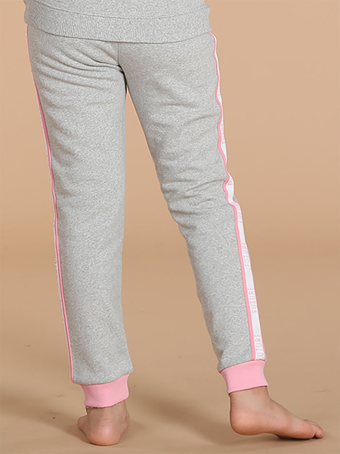 Girls Joggers with Sideseam Tape Detail