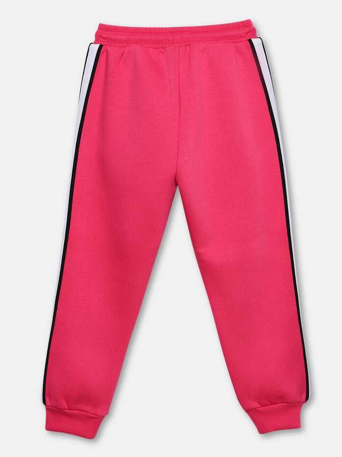 Girls Joggers with Sideseam Tape Detail