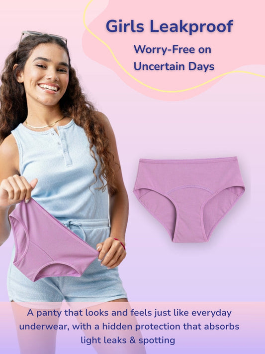Girls Leak Proof Brief - Lavender
