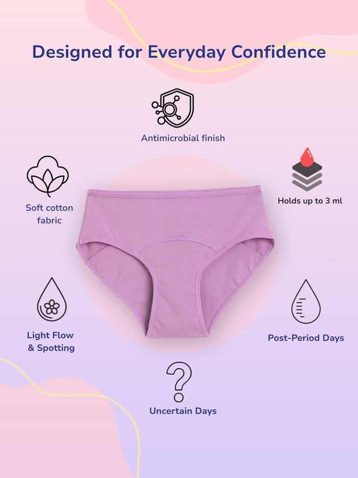 Girls Leak Proof Brief - Pack of 2