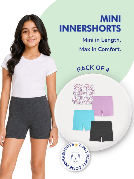 Girls Mini Innershorts - Pack of 4