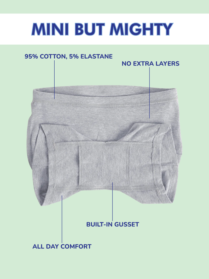 Girls Mini Innershorts – Black & Lavender