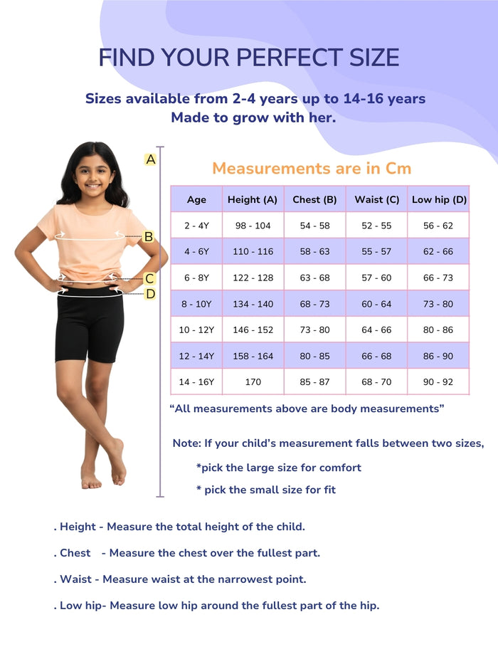 Girls Modal Innershorts - Pack of 2 (White)