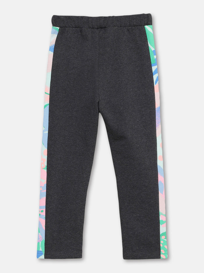 Girls Pant with Side Aop Detail