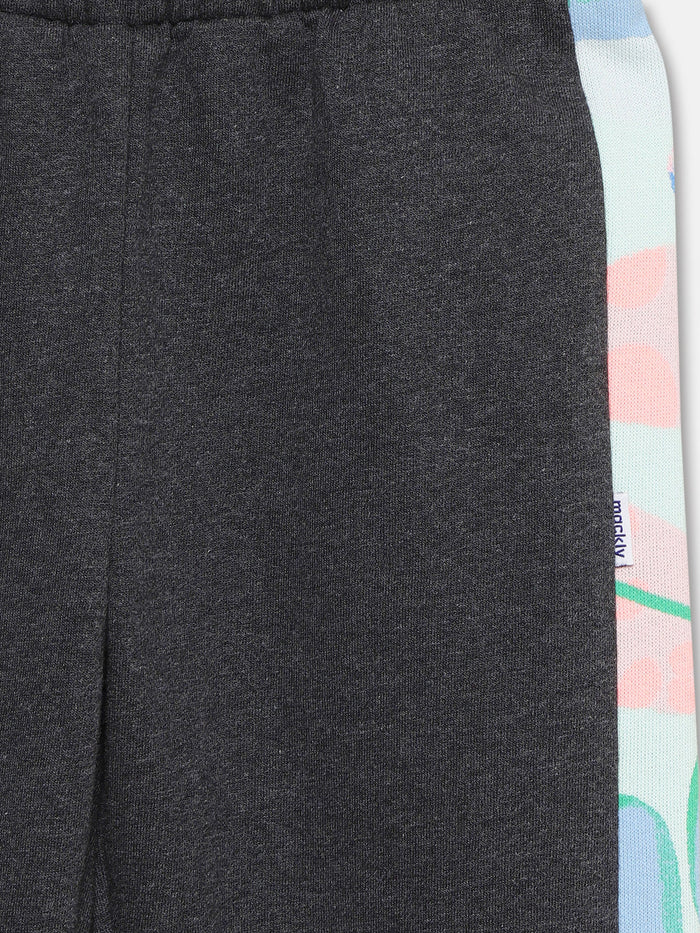 Girls Pant with Side Aop Detail