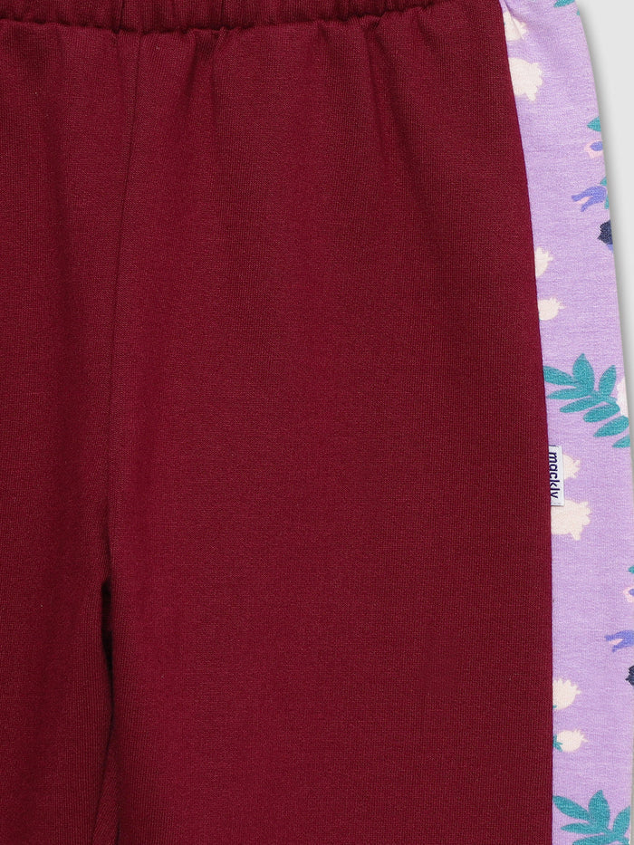 Girls Pant with Side Aop Detail