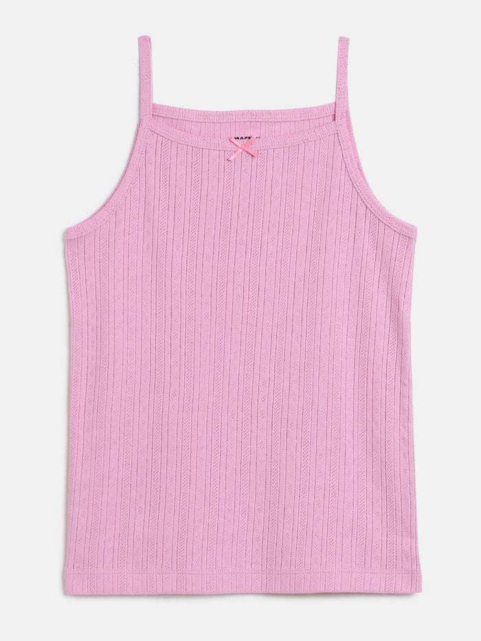 Girls Pointelle Camisole - Pack of 2