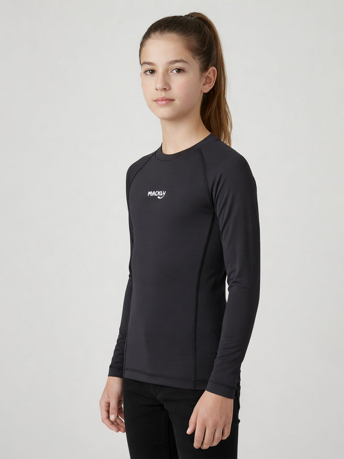 Girls Powerplay Compression tee - Black