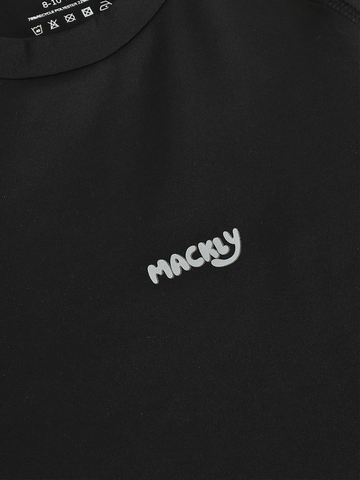 Girls Powerplay Compression tee - Black