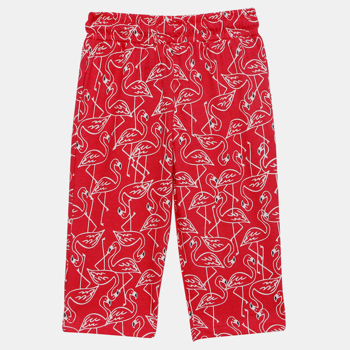 Girls Printed Cotton Capri