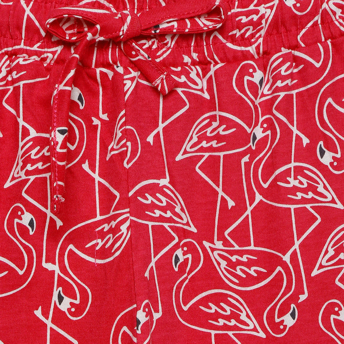 Girls Printed Cotton Capri