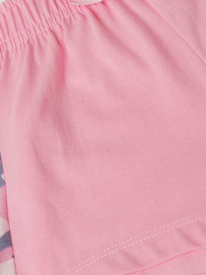 Girls Printed Cotton shorts