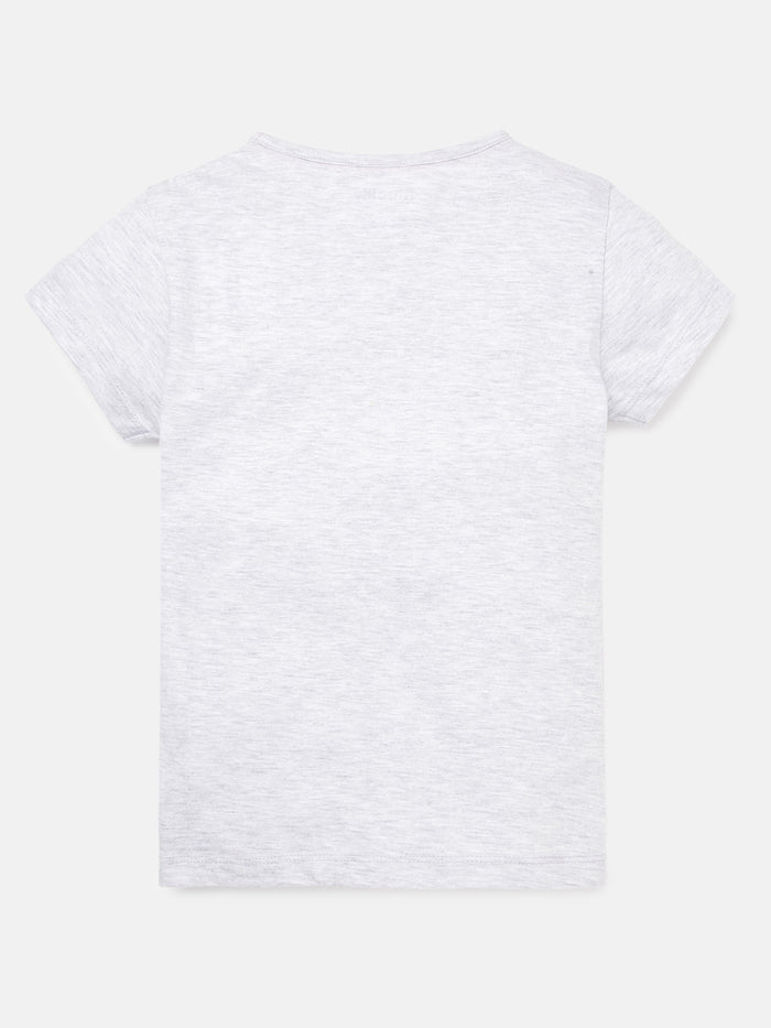 Girls Printed Cotton T-Shirt