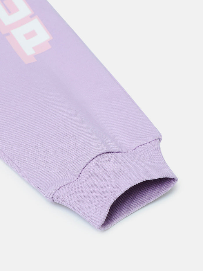 Girls Printed Joggers with pocket