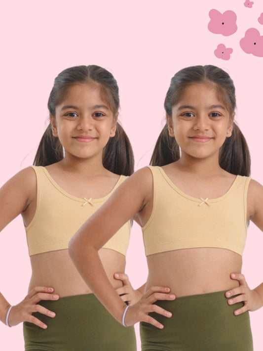 Girls Racerback Trainer Bra, Pack of 2 | Non-Padded