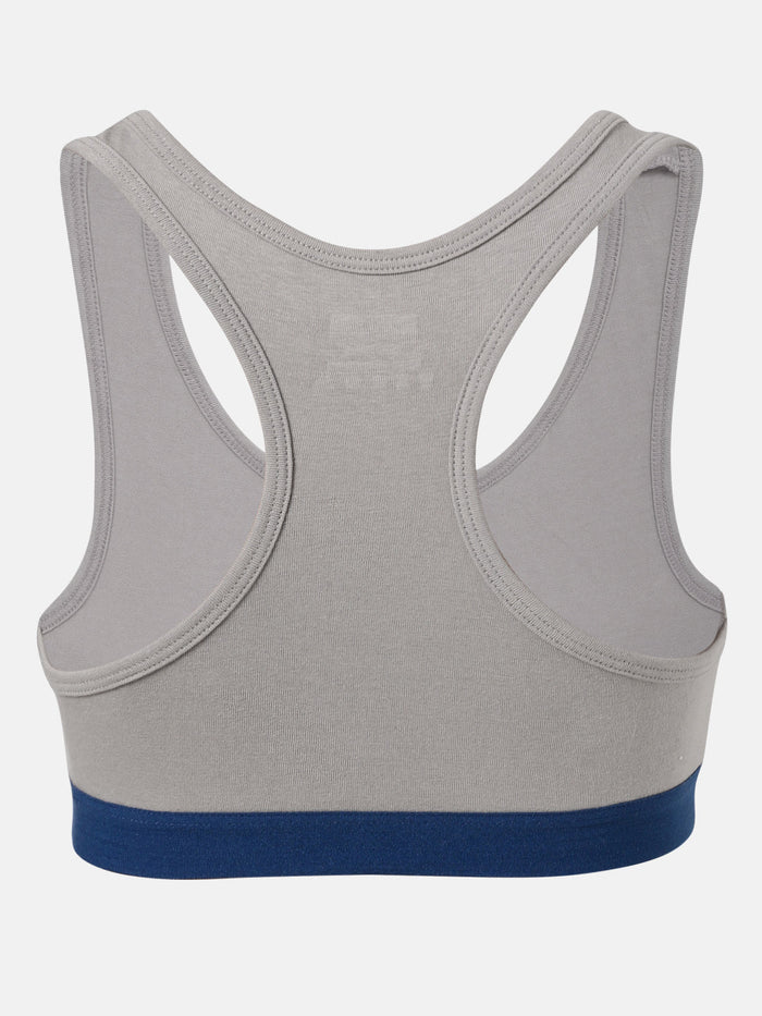 Racer Back Trainer Bra - Grey