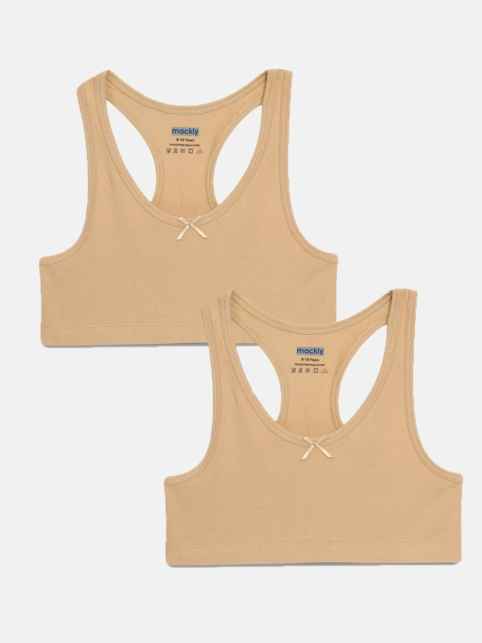 Girls Racerback Trainer Bra, Pack of 2 | Non-Padded