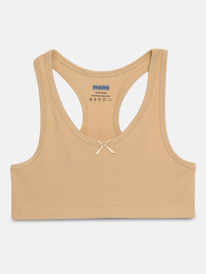 Beige Trainer Bra
