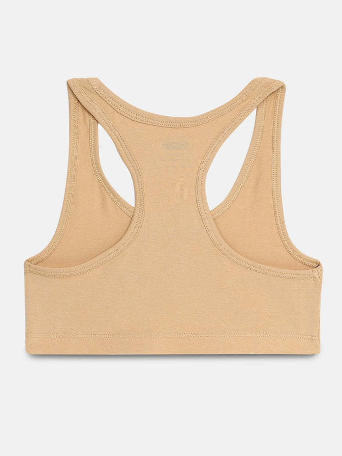 Beige Trainer Bra