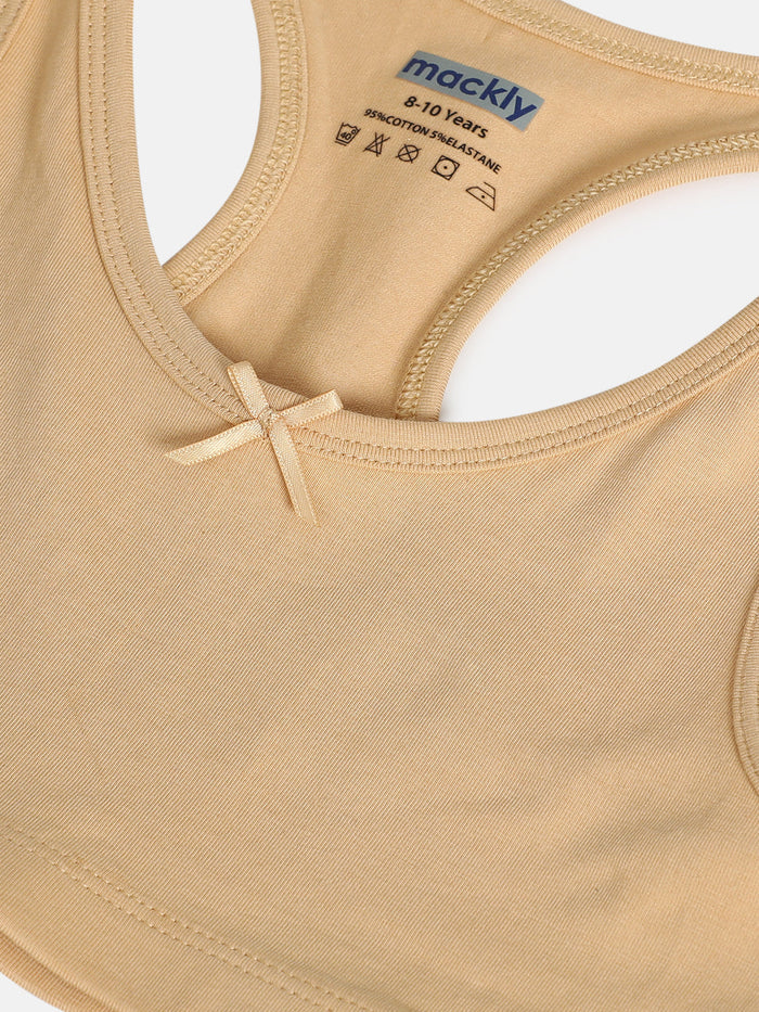 Beige Trainer Bra