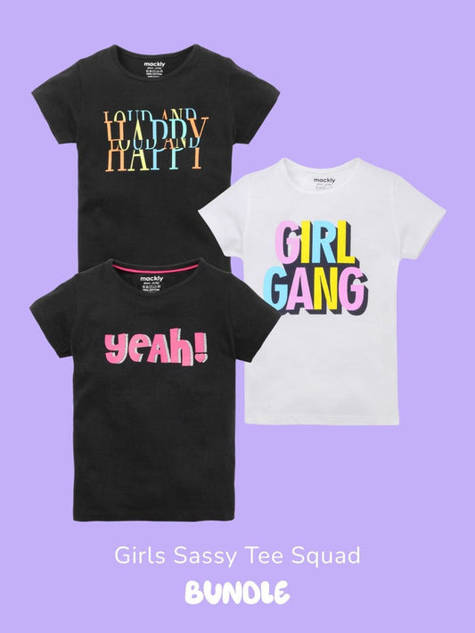 Girls Sassy Tee Squad Pack