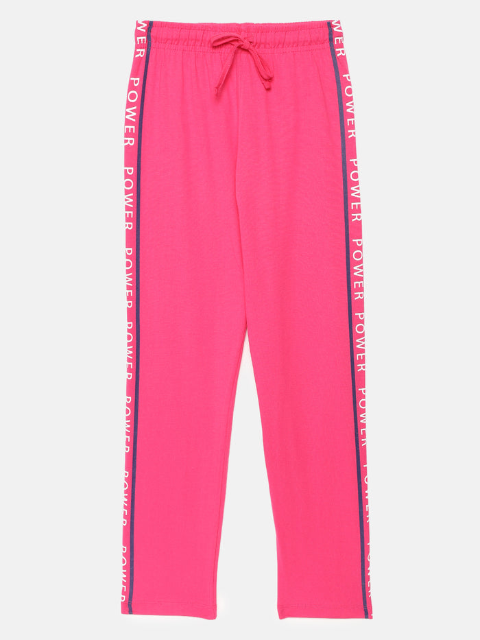 Girls Side Taped cotton Pants