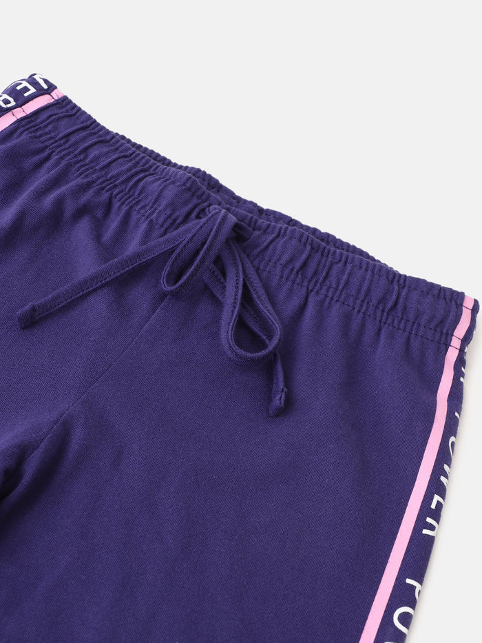 Girls Side Taped cotton Pants