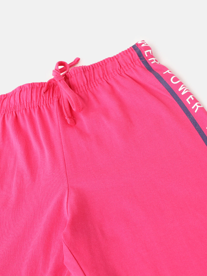 Girls Side Taped cotton Pants