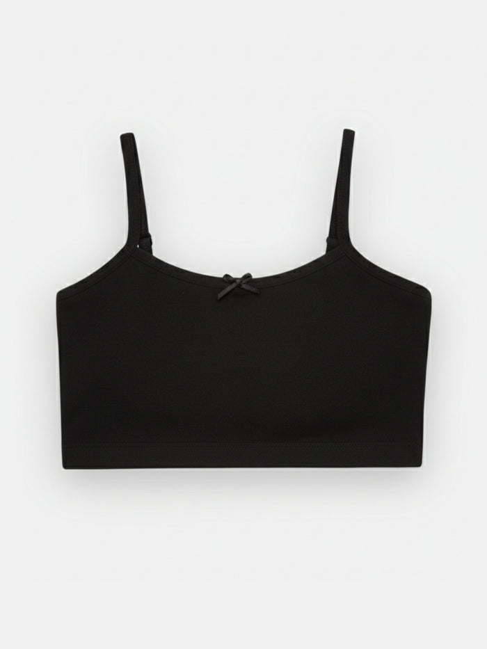 Girls Spaghetti Strap Trainer Bra, Pack of 3 | Non-Padded