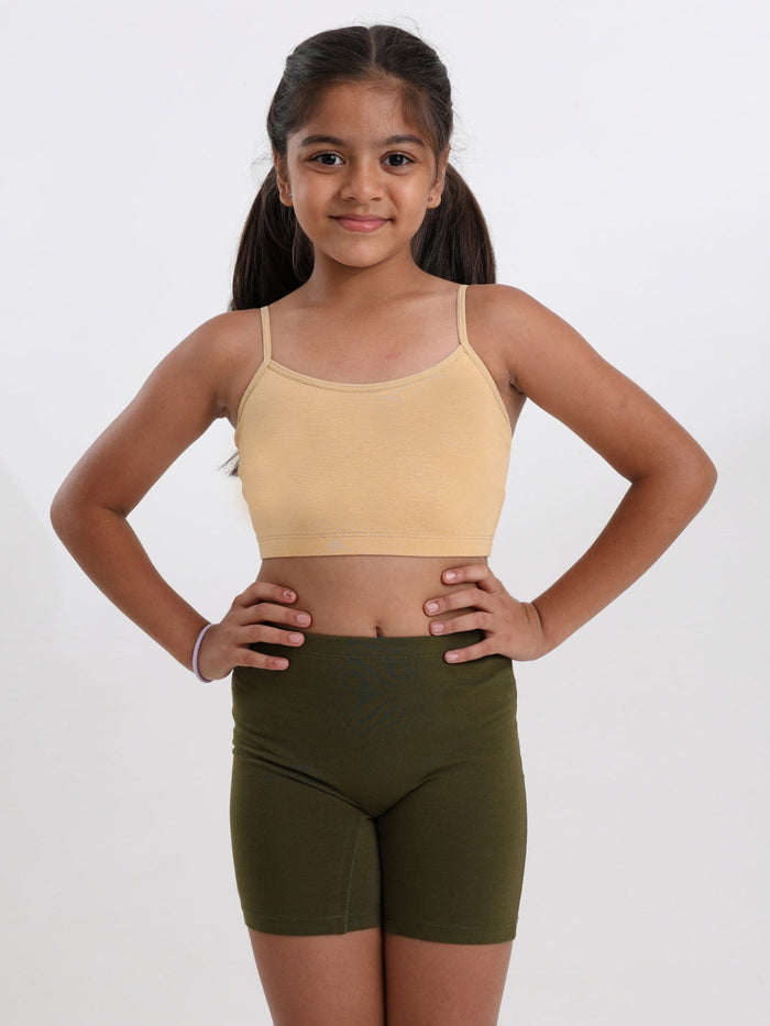 Girls Spaghetti Trainer Bra with Innershorts combo set