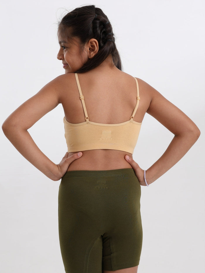 Girls Spaghetti Trainer Bra with Innershorts combo set