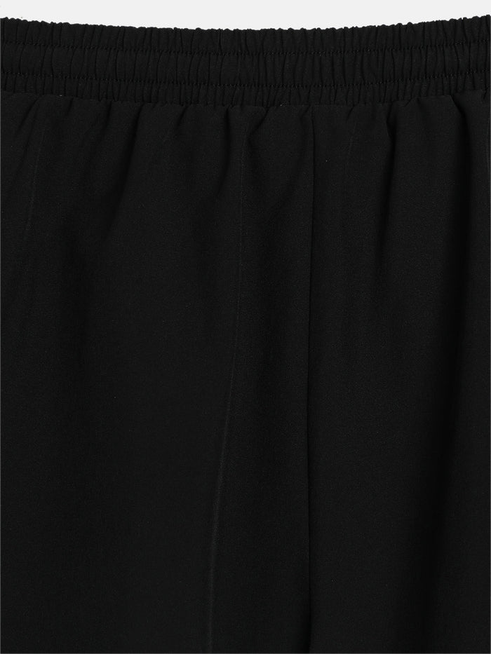 GIRLS SPILT SPORTS SHORTS - BLACK