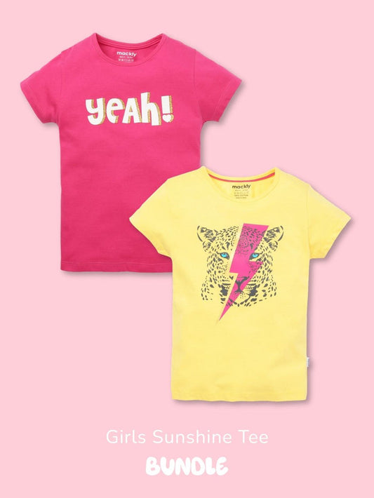 Girls Sunshine Tee Pack – Pack of 2