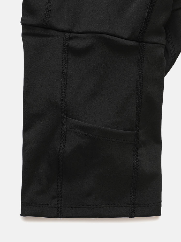 GIRLS TENNIS SKIRT – JET BLACK