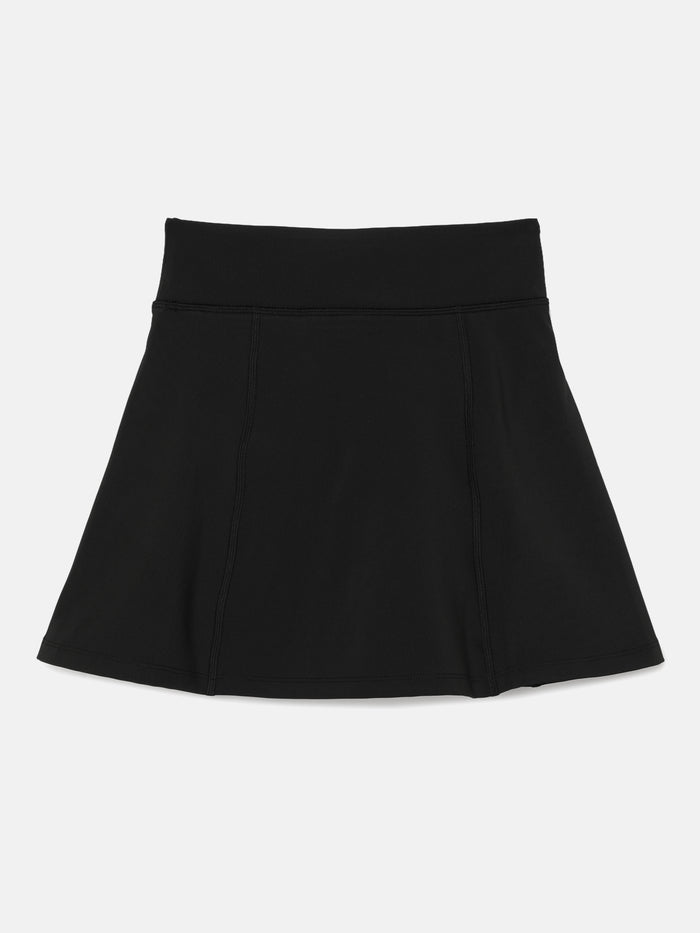 GIRLS TENNIS SKIRT – JET BLACK