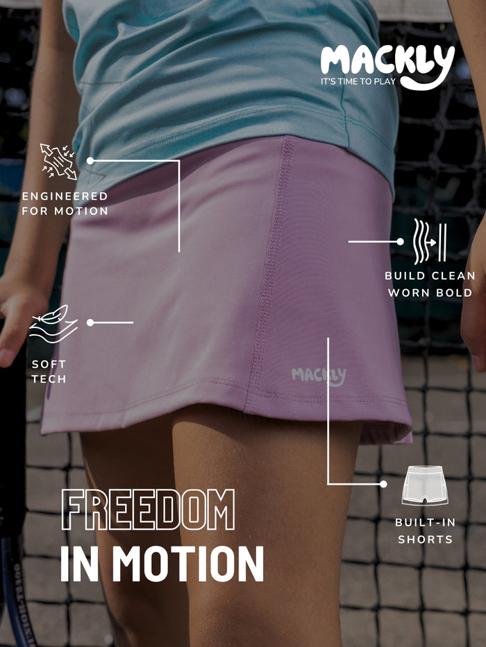 GIRLS TENNIS SKIRT – PINK