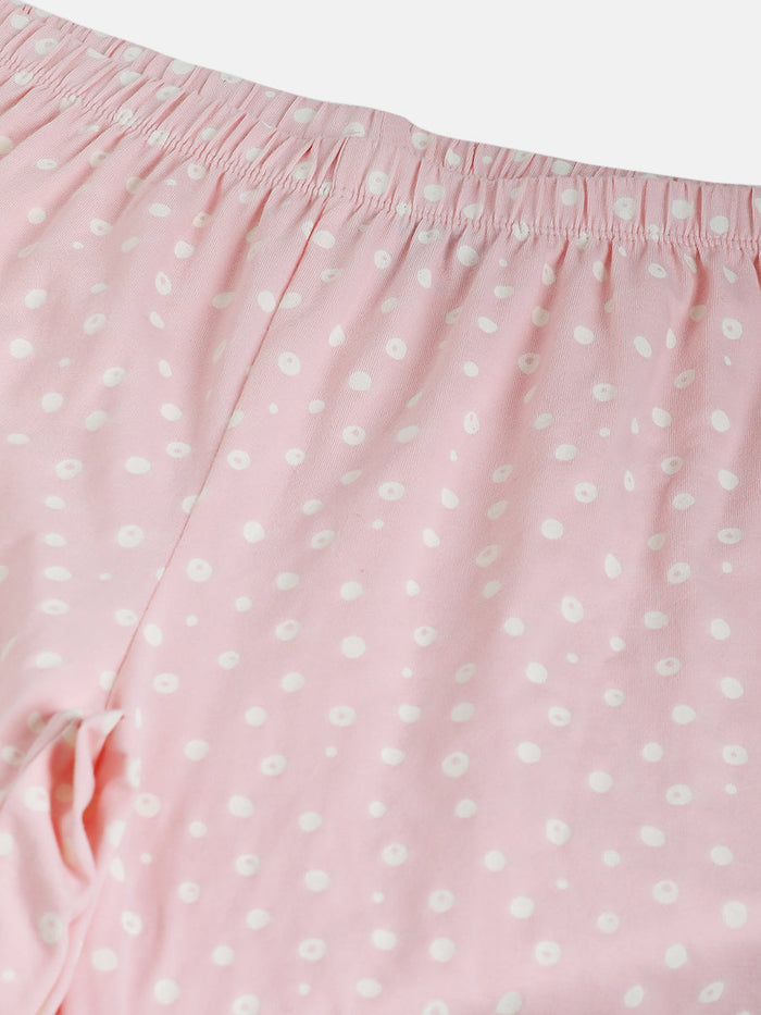 GIRLS TOP & PYJAMA SET - DREAMY DOTS