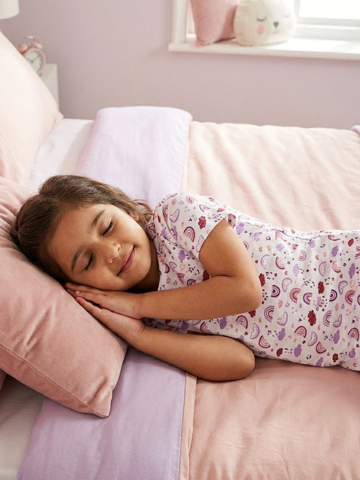 GIRLS TOP & PYJAMA SET - MAGIC RAINBOW