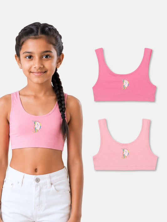 Girls Trainer Bra, Pack of 2 | Non-Padded