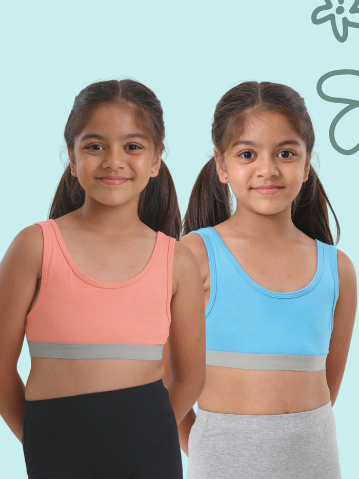 Girls Trainer Bra, Pack of 2 | Non-Padded