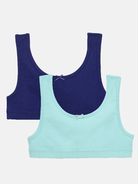 Dreamy Fluff Trainer Bra - Blue/Olive