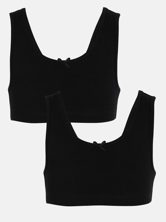 Solid Black Trainer Bra