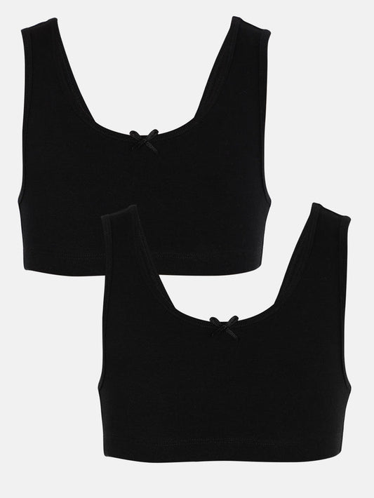 Solid Black Trainer Bra