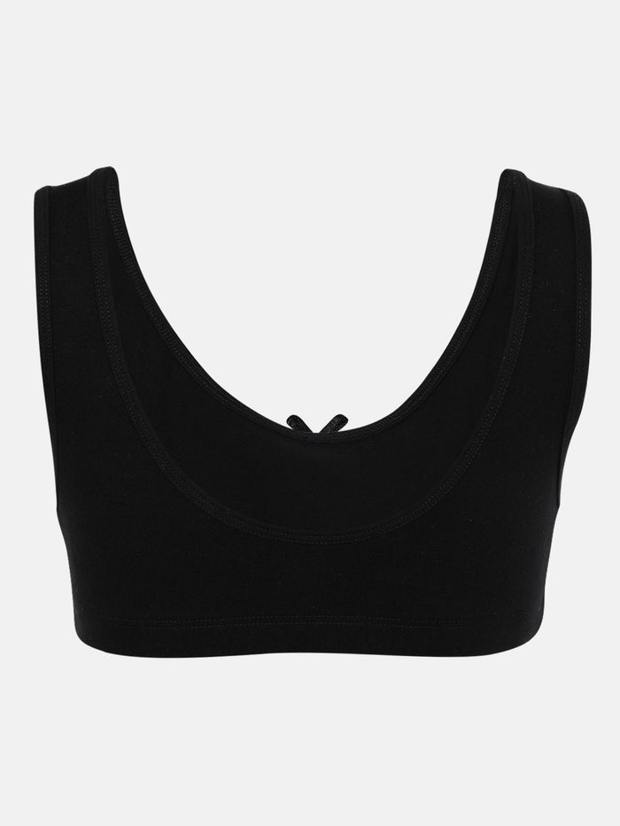 Solid Black Trainer Bra