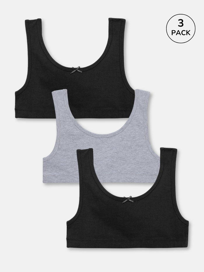 Girls Trainer Bra, Pack of 3 | Non-Padded
