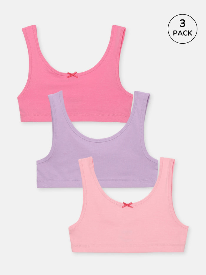 Girls Trainer Bra, Pack of 3 | Non-Padded