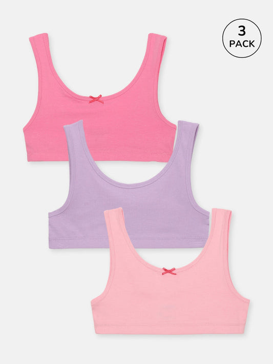 Girls Trainer Bra, Pack of 3 | Non-Padded