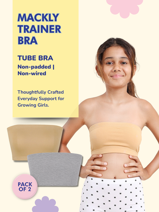 Girls Tube Bra - Pack of 2